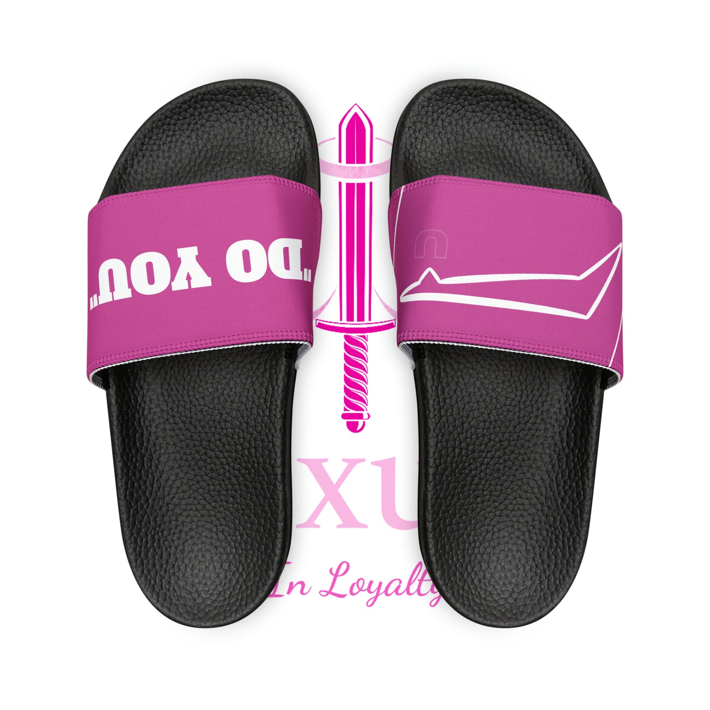 Dudda$ "Pink Heat" Slides (Mens)