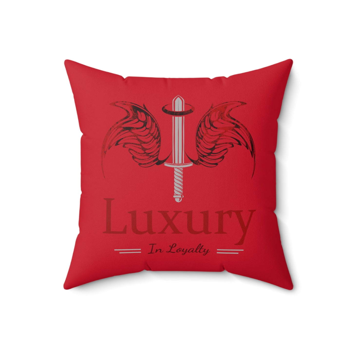 Dudda$ L.I.L "Cardinal" Spun Polyester Square Pillow