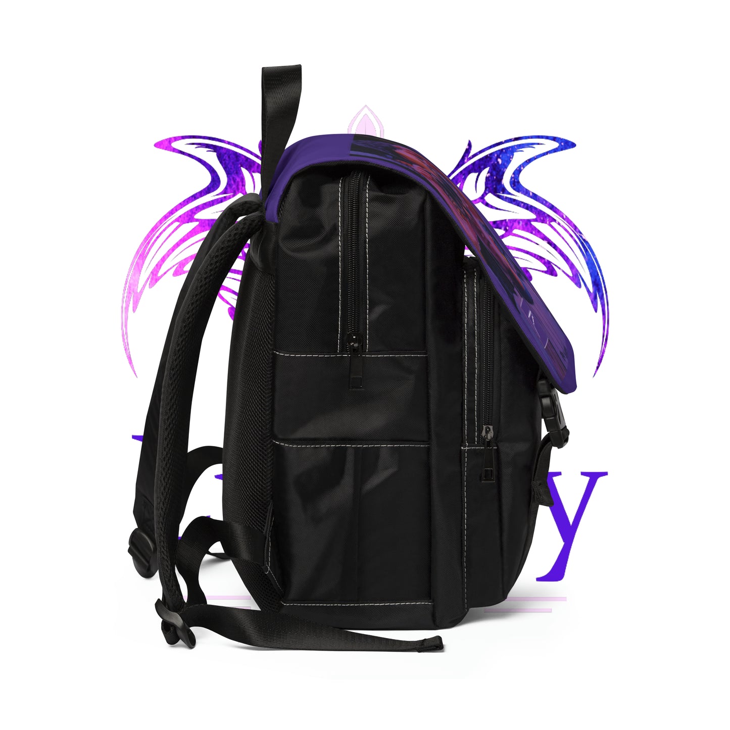 Dudda$ "Purple Pilot" Bookbag