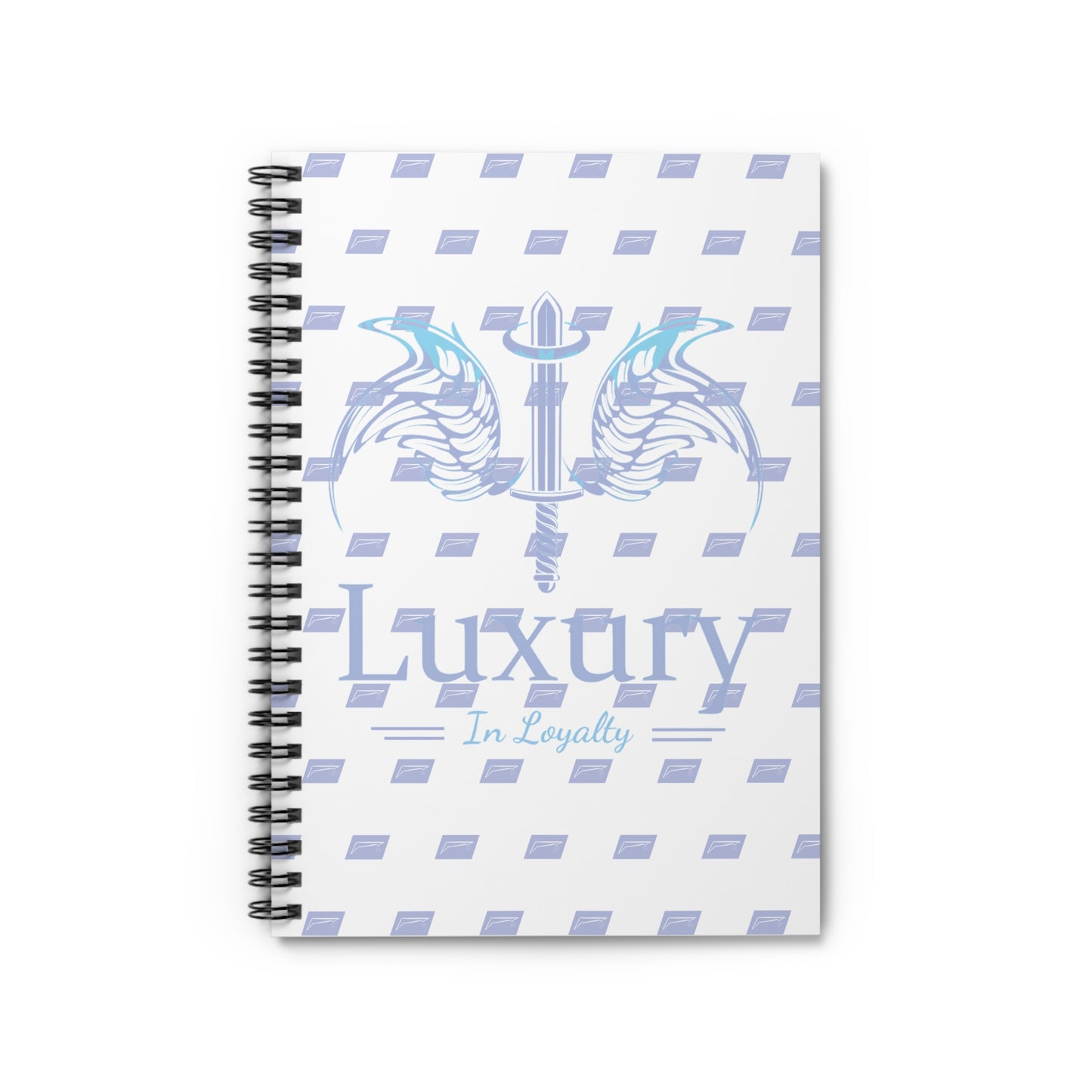 Dudda$ L.I.L "Violet-White" Spiral Notebook - Ruled Line