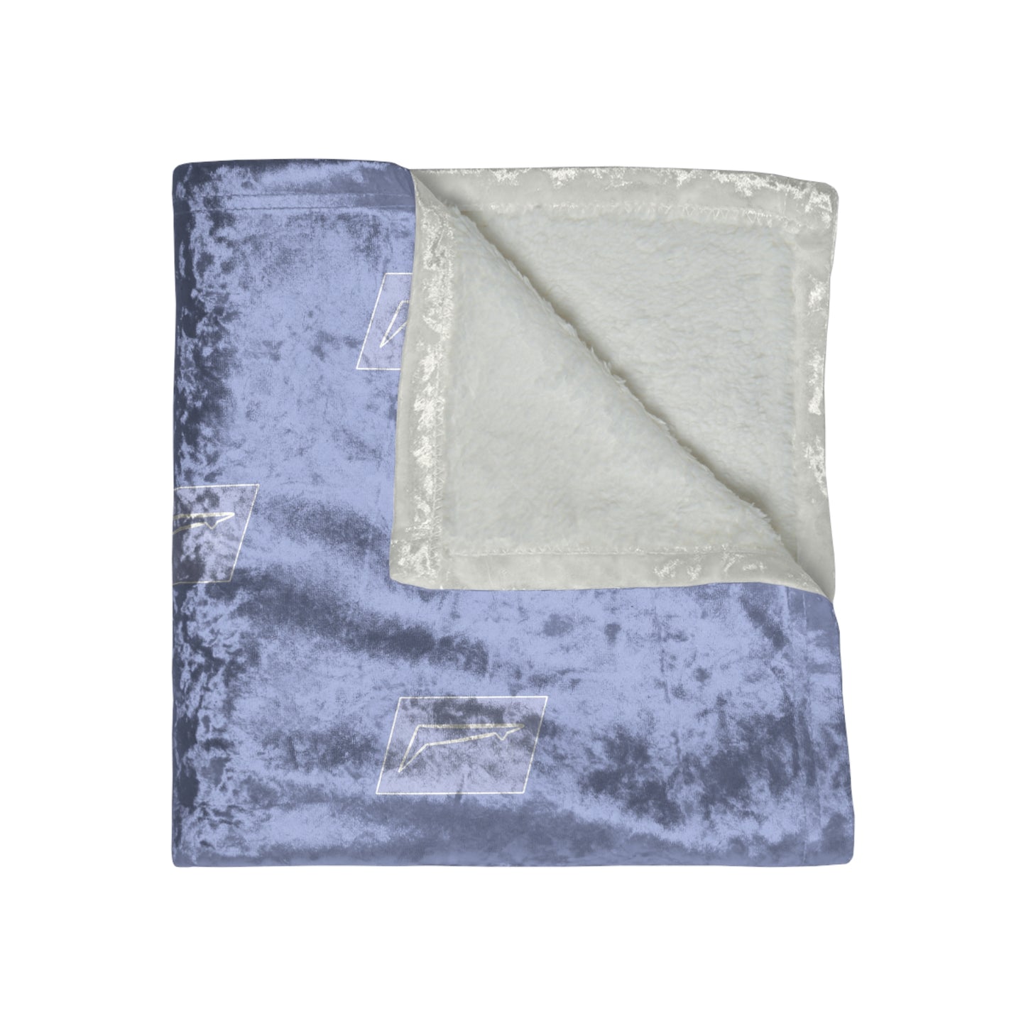 Dudda$ "Violet" Crushed Velvet Blanket