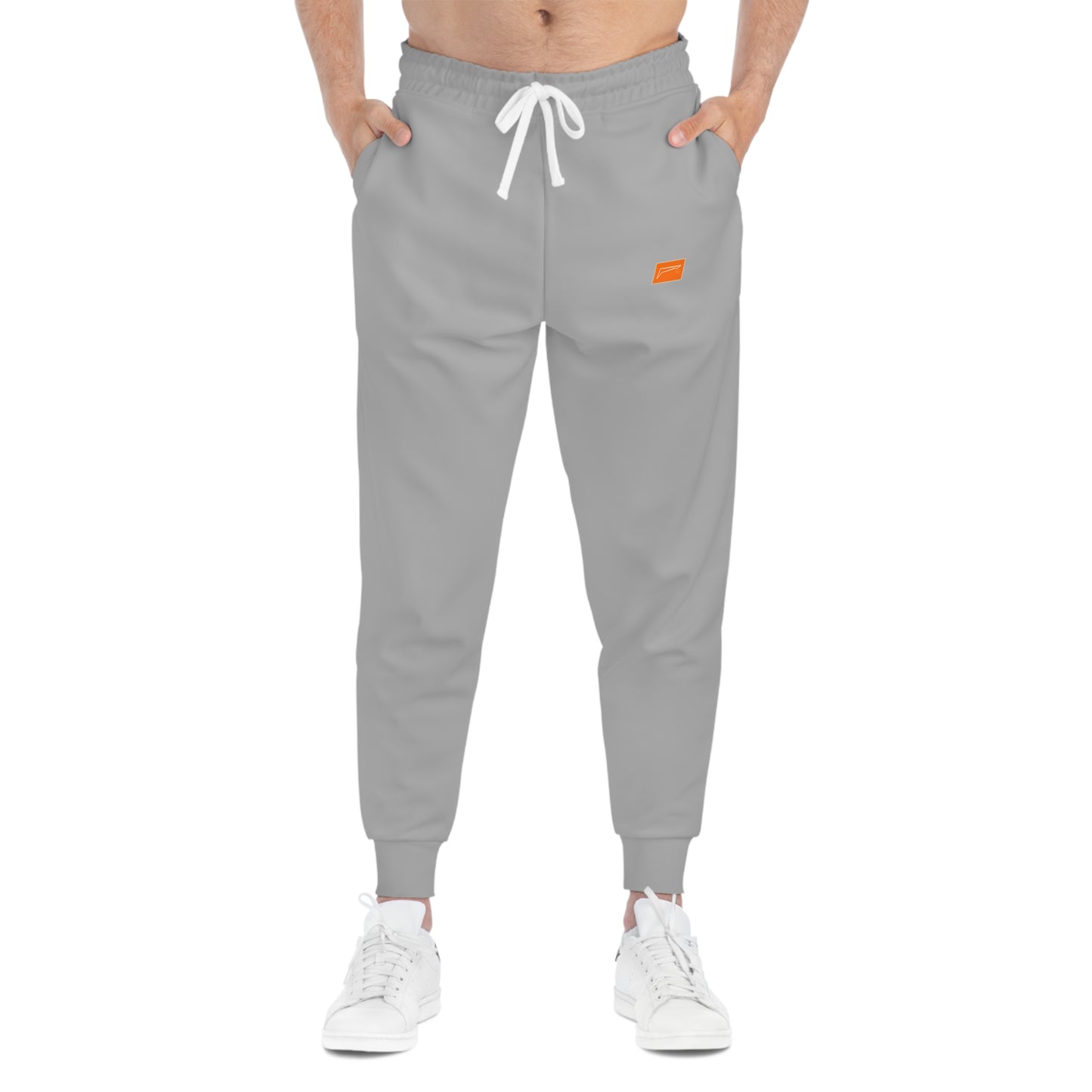 Dudda$ "Summer Orange-Light Grey" Athletic Joggers