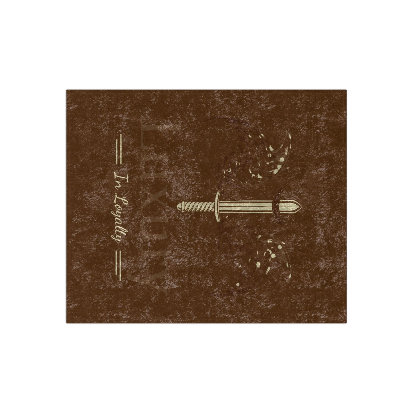 Dudda$ L.I.L "Brownie" Crushed Velvet Blanket