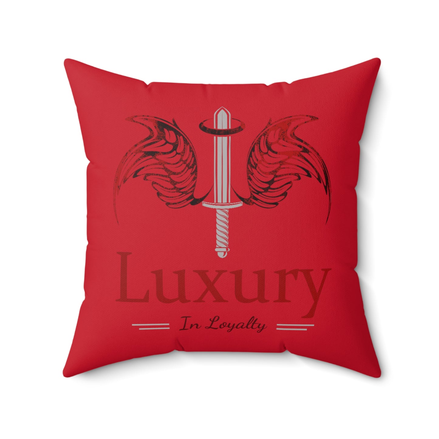 Dudda$ L.I.L "Cardinal" Spun Polyester Square Pillow