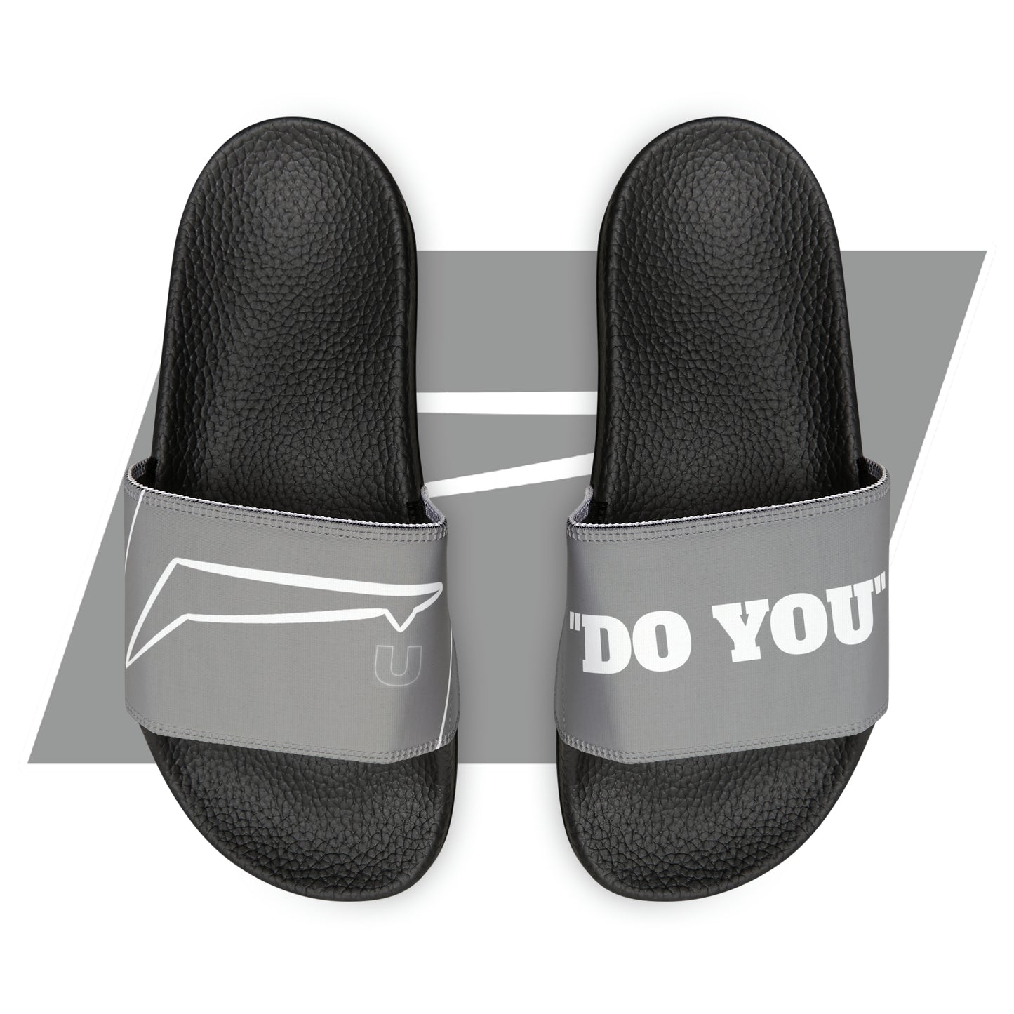 Dudda$ "Wolf Grey" Slides (Mens)