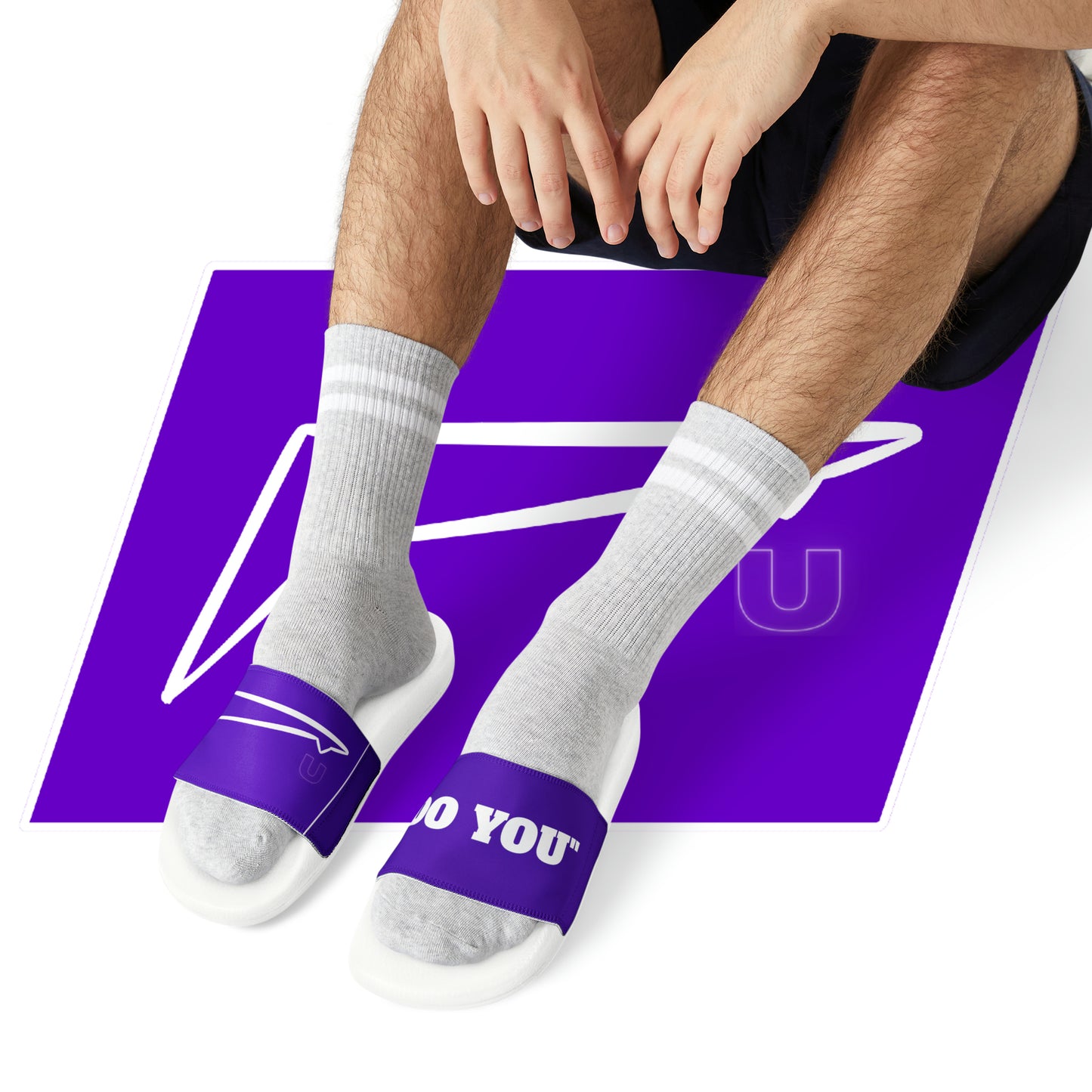 Dudda$ "Purple Pilot" Slides (Mens)