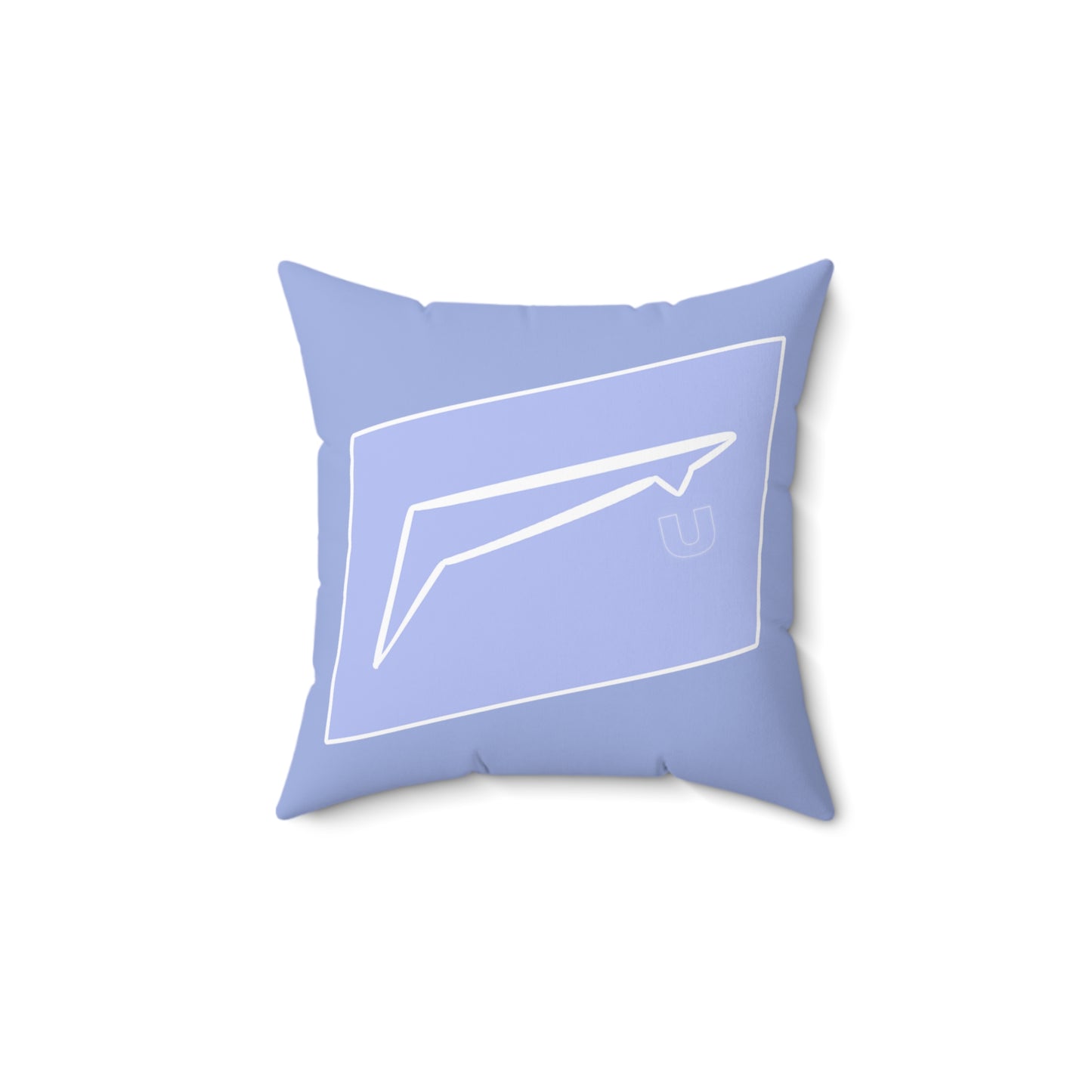 Dudda$ L.I.L "Violet" Spun Polyester Square Pillow