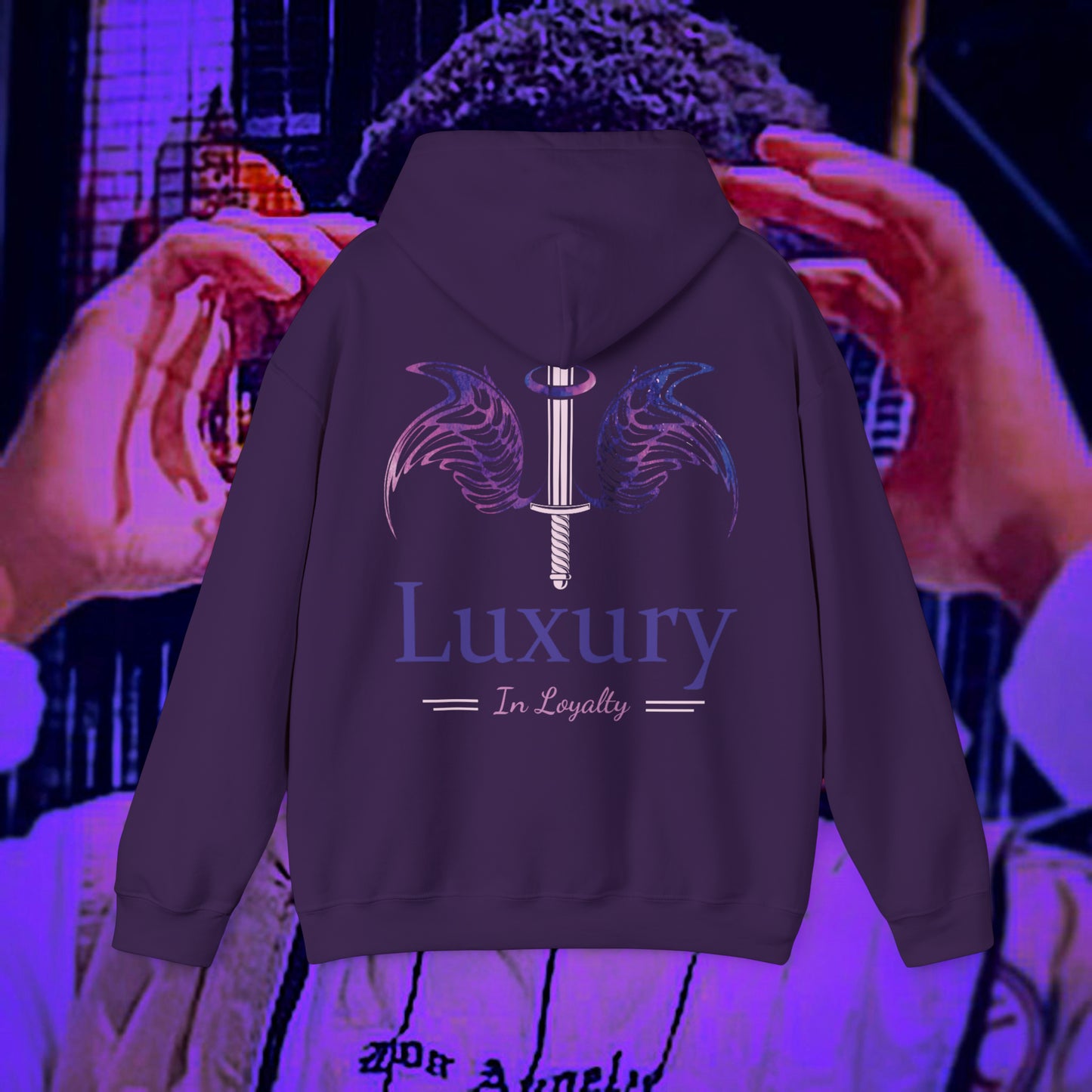 Dudda$ L.I.L "Purple Pilot" Unisex Heavy Blend™ Hooded Sweatshirt