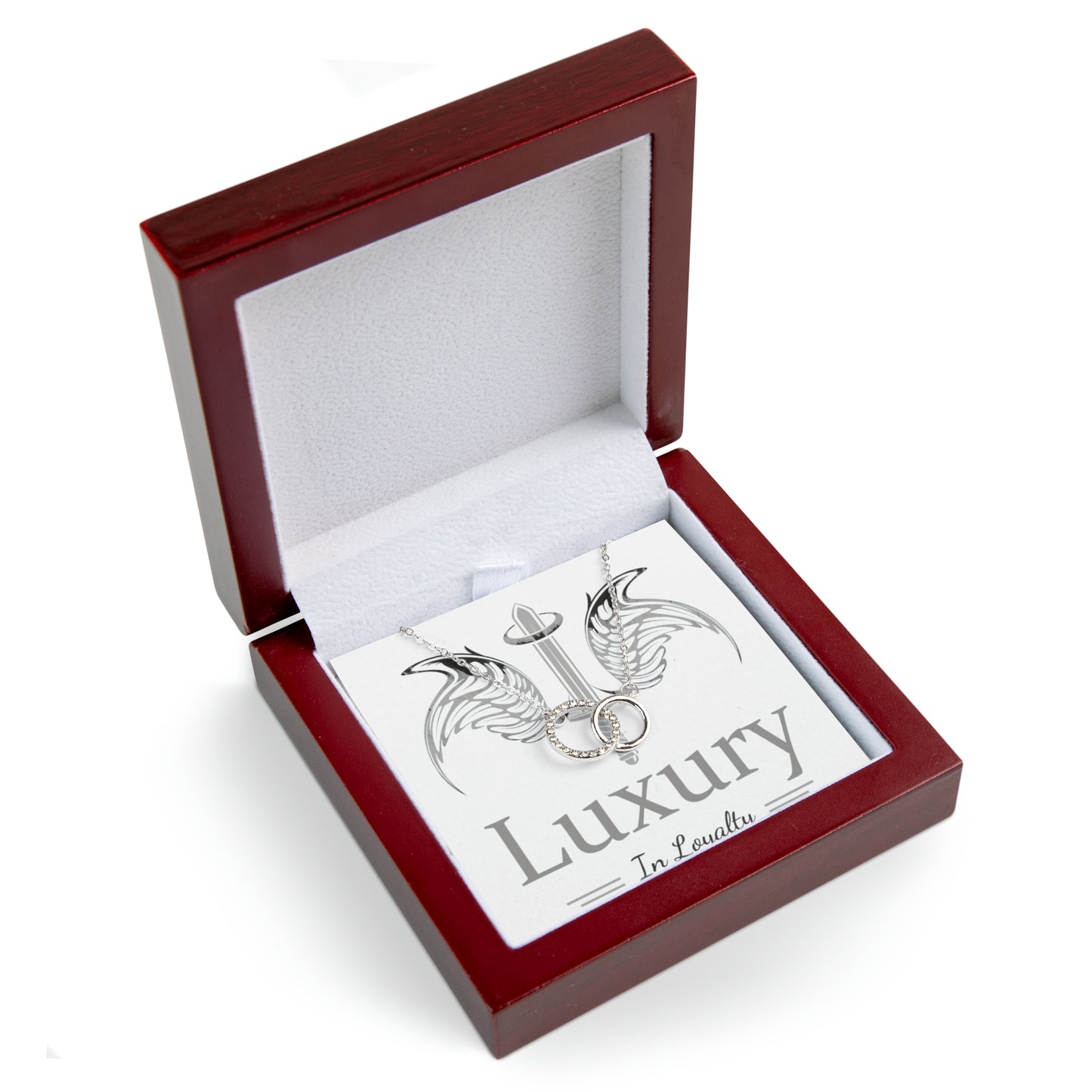 Dudda$ L.I.L Interlocking Circle Necklace