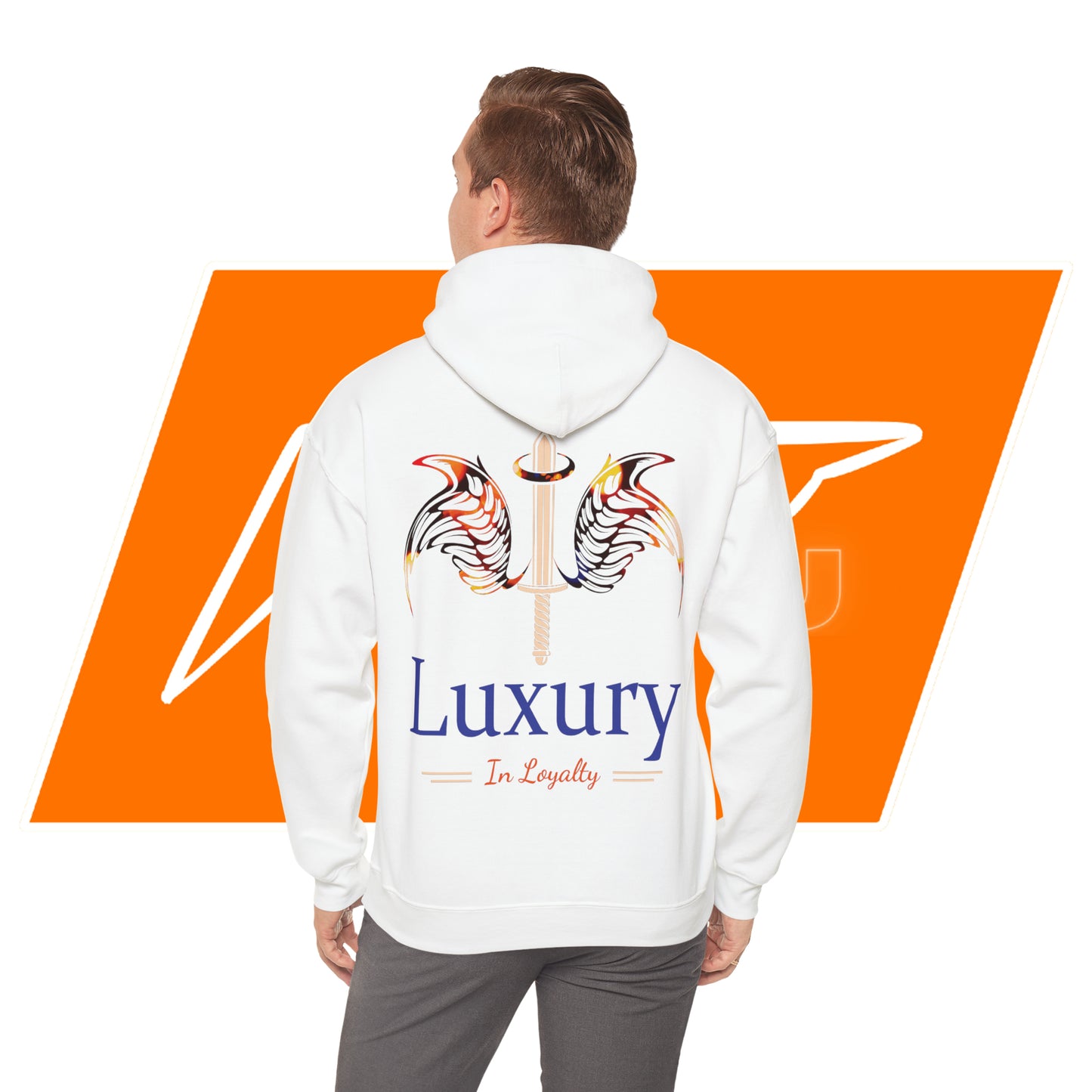 Dudda$ L.I.L "Icy Orange" Unisex Heavy Blend™ Hooded Sweatshirt