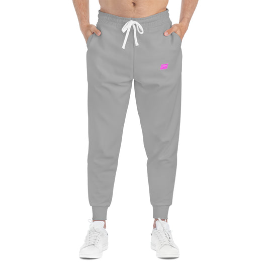 Dudda$ "Barbie Pink-Light Grey" Athletic Joggers