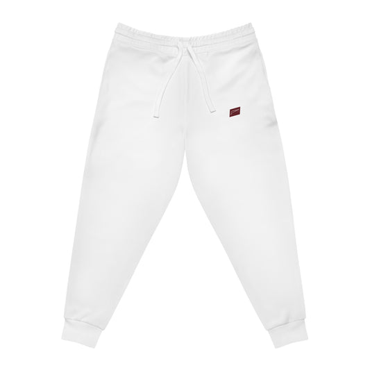 Dudda$ "Cherry-White" Athletic Joggers