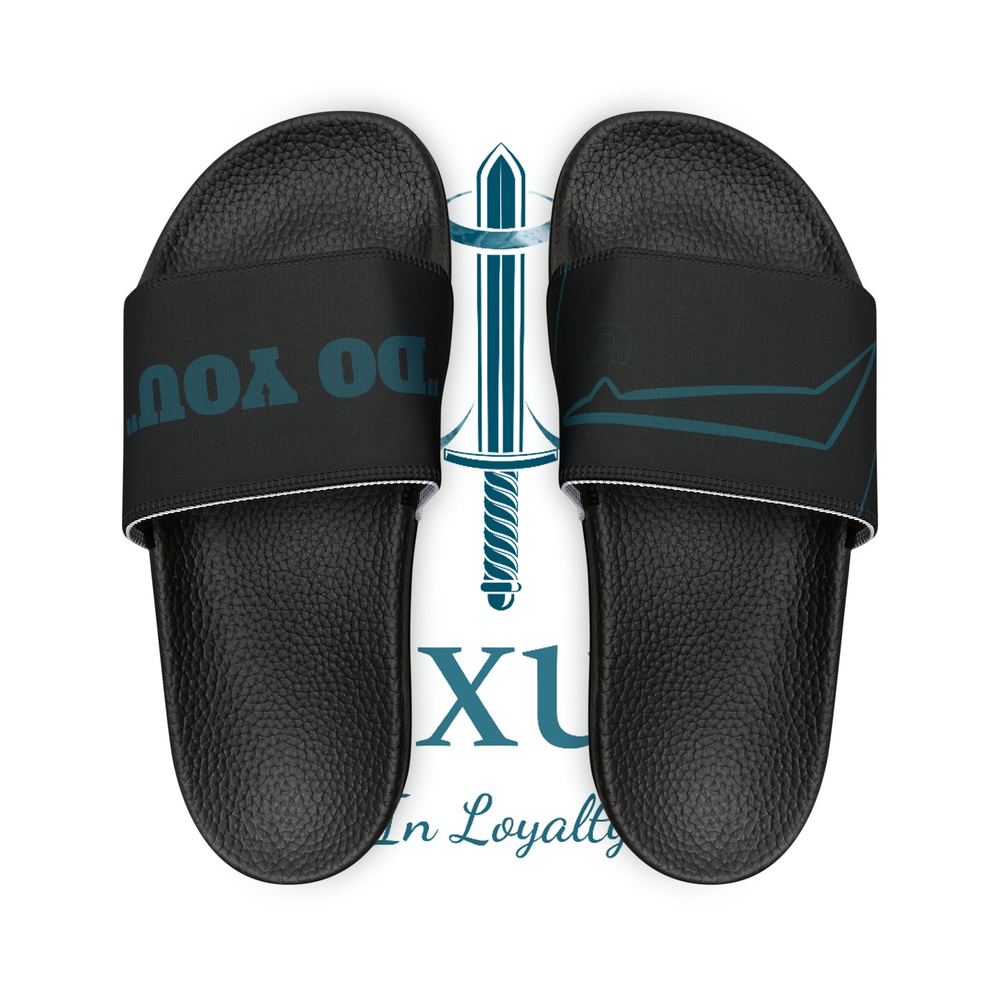 Dudda$ "Stargazer" Black Slides (Mens)