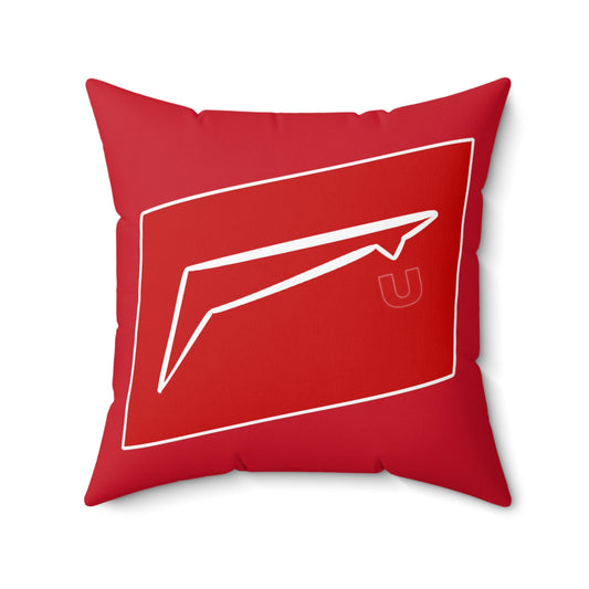 Dudda$ L.I.L "Cardinal" Spun Polyester Square Pillow