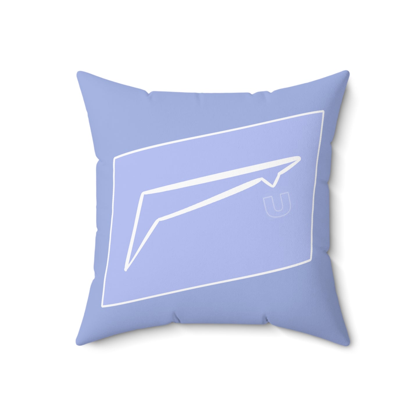 Dudda$ L.I.L "Violet" Spun Polyester Square Pillow