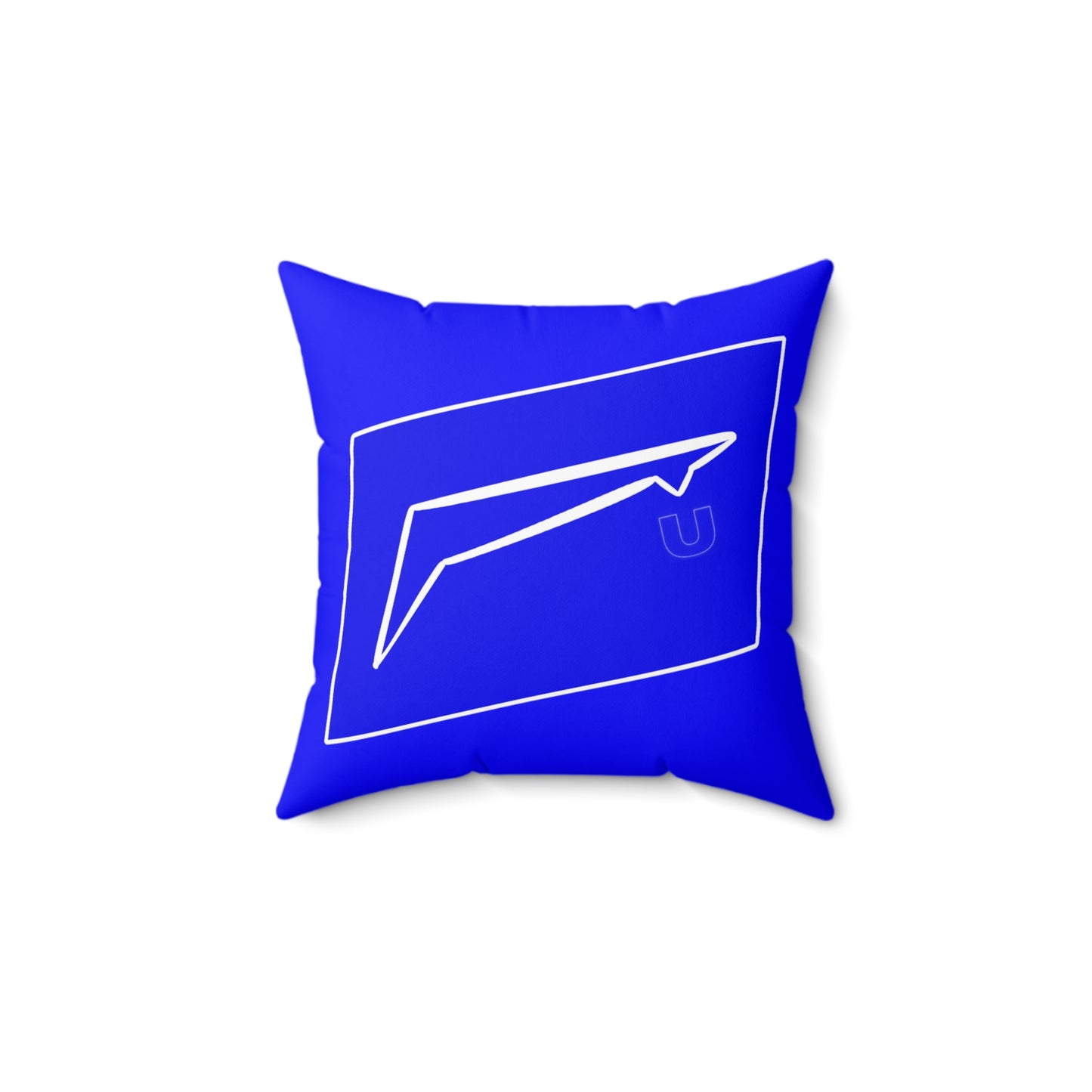 Dudda$ L.I.L "Big Blue" Spun Polyester Square Pillow