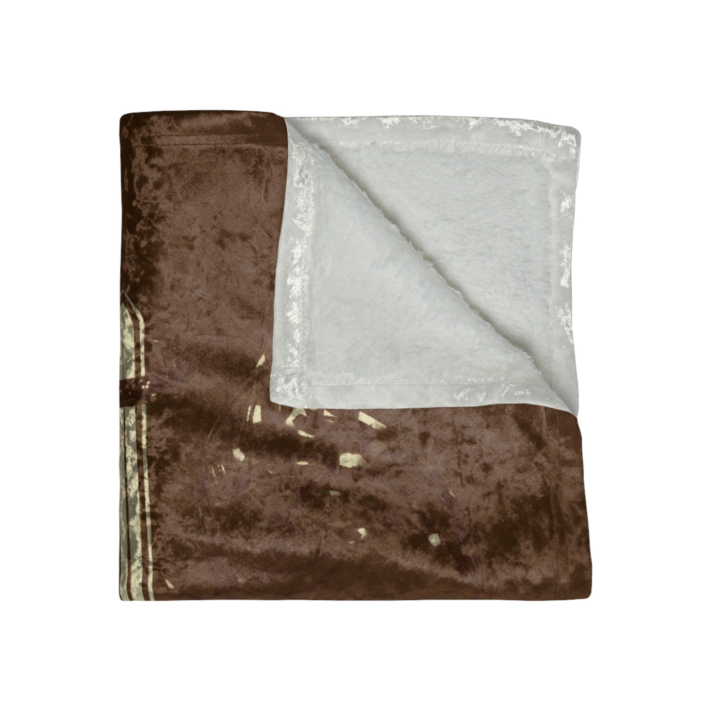 Dudda$ L.I.L "Brownie" Crushed Velvet Blanket